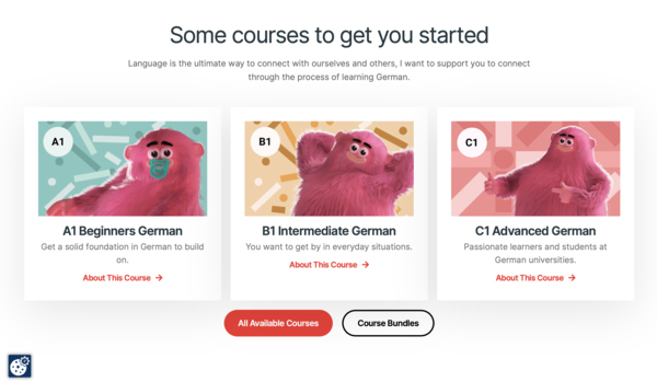 Courses to get you started in German