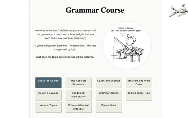 German Grammar Course