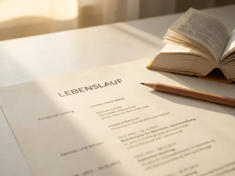 How do you write a German-style CV that employers actually read?