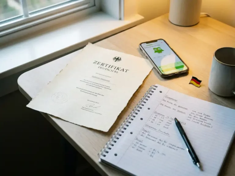 How do you prove your German language level to a German employer in 2026?