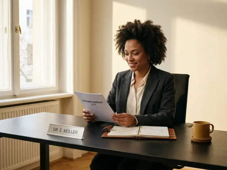 How do you talk about your job title and responsibilities in German?